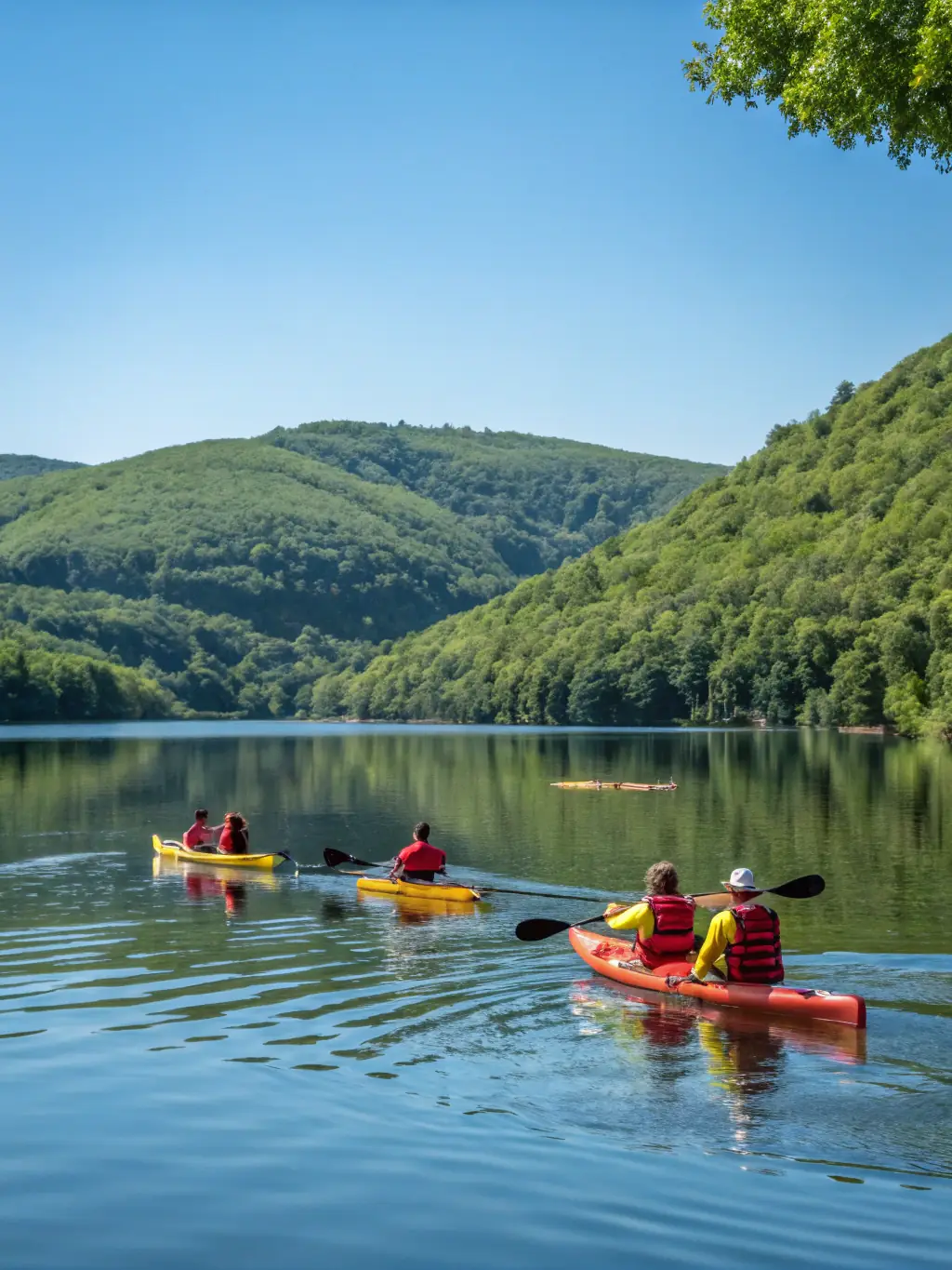 A person demonstrating proper kayaking technique on calm water, emphasizing skill development.